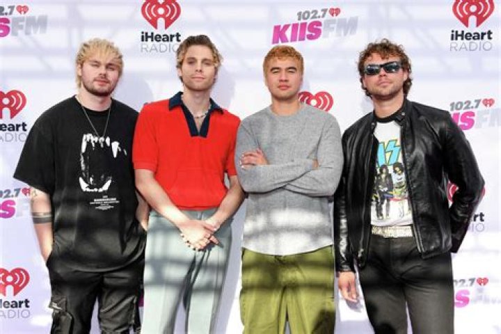 5 Seconds of Summer iheart Radio Wango Tango Backstage Portrait Studio, Los Angeles, USA - 02 Jun 2018