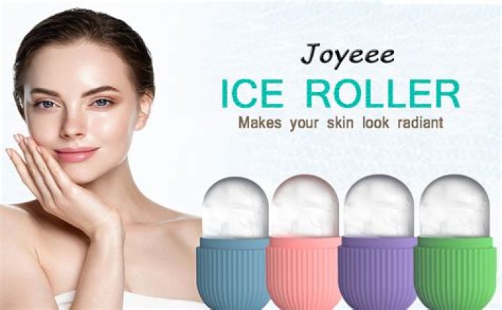 A blue ice roller.