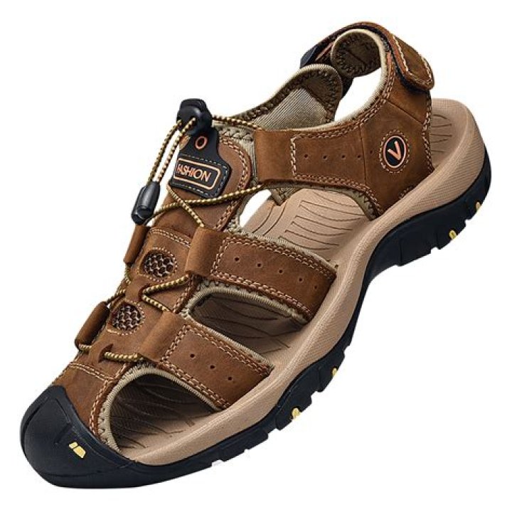 A waterproof sandal