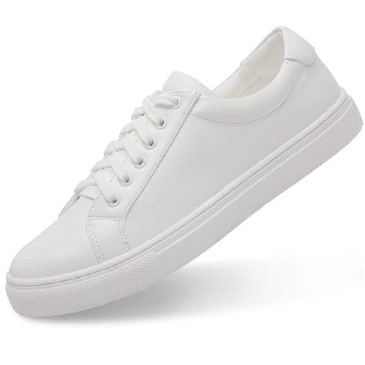 A white sneaker