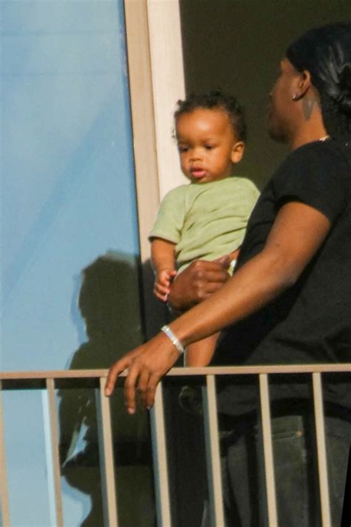 A$AP Rocky Holding His & Rihanna&rsquo;s Son