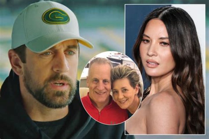 Aaron Rodgers, left, and Olivia Munn arrive at the 5th annual NFL Honors at the Bill Graham Civic Auditorium, in San Francisco 5th Annual NFL Honors - Backstage and Audience, San Francisco, USA