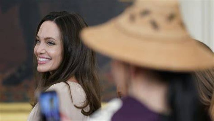 Actress and activist Angelina Jolie arrives to attend an event to celebrate the reauthorization of the Violence Against Women Act in the East Room of the White House, in Washington Biden, Washington, United States - 16 Mar 2022