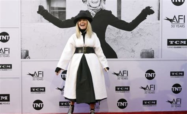 Actress Diane Keaton poses at the 45th AFI Life Achievement Award Tribute to Keaton at the Dolby Theatre on Thursday, June 8, 2017, in Los Angeles. (Photo by Chris Pizzello/Invision/AP)