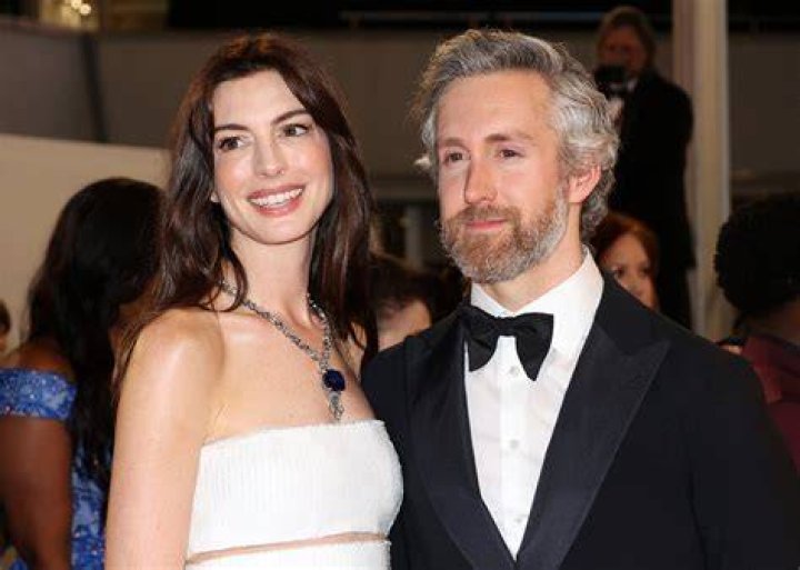 Adam Shulman and Anne Hathaway 'Sea Wall / A Life' Broadway play opening night, Arrivals, Hudson Theater, New York, USA - 08 Aug 2019