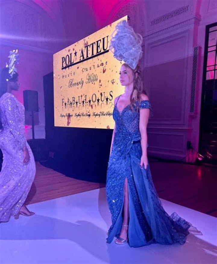 Adeline Beador Walked The Runway Wearing Pol&rsquo; Atteu Custom Couture