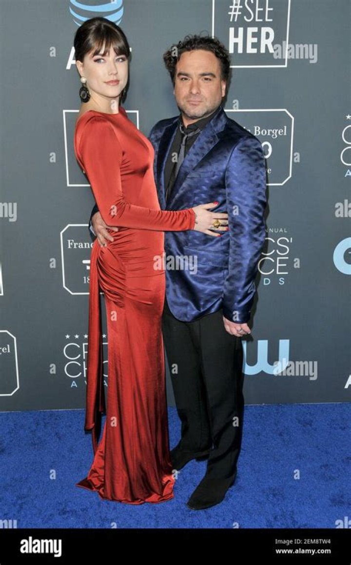 Alaina Meyer & Johnny Galecki