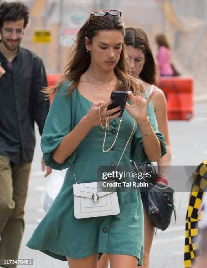 Alessandra Ambrosio and Anja Louise Mazur Alessandra Ambrosio out and about, New York, USA - 10 Sep 2019