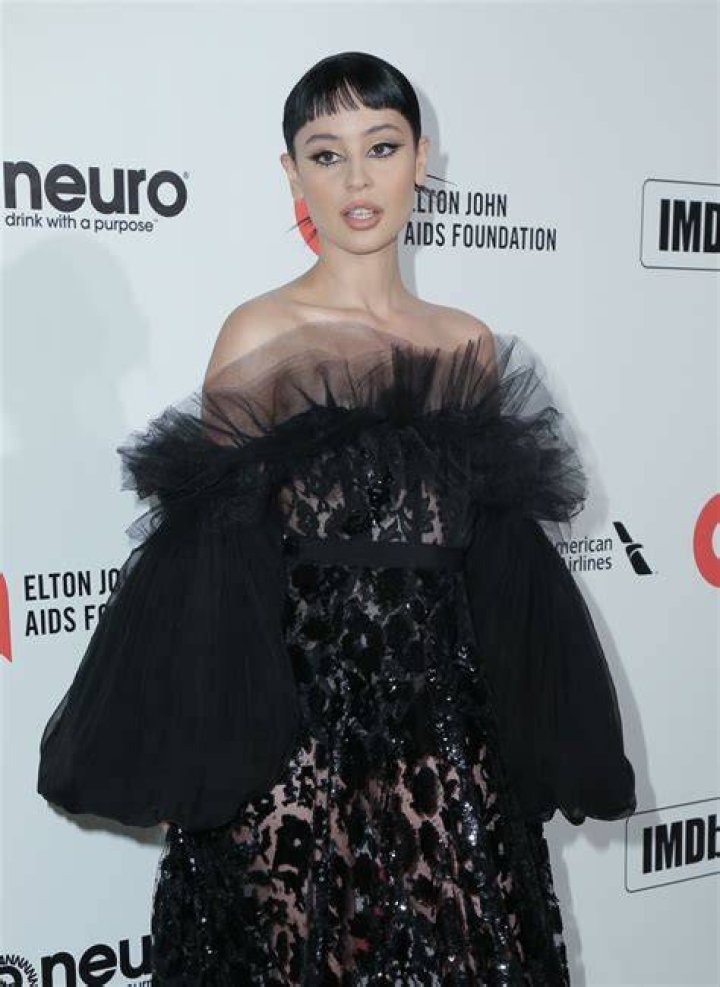 Alexa Demie Elton John AIDS Foundation Oscar Viewing Party, Los Angeles, USA - 09 Feb 2020 Wearing Giambattista Valli Same Outfit as catwalk model *10068397aj