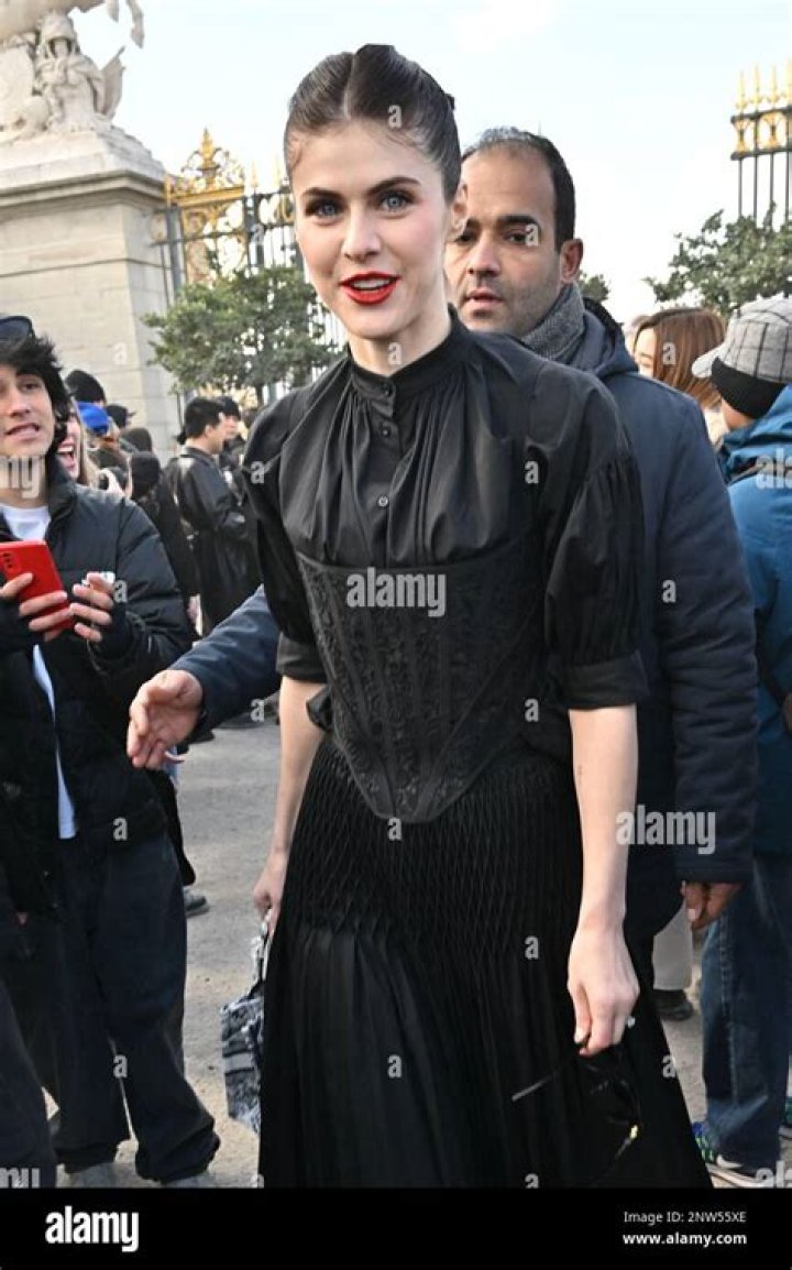 Alexandra Daddario at A Dior Event