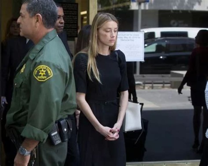 Amber Heard Leaves Court