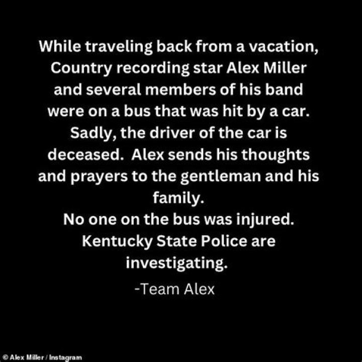‘American Idol’ Alum Alex Miller Involved in Fatal Bus Accident While Traveling Back From Vacation