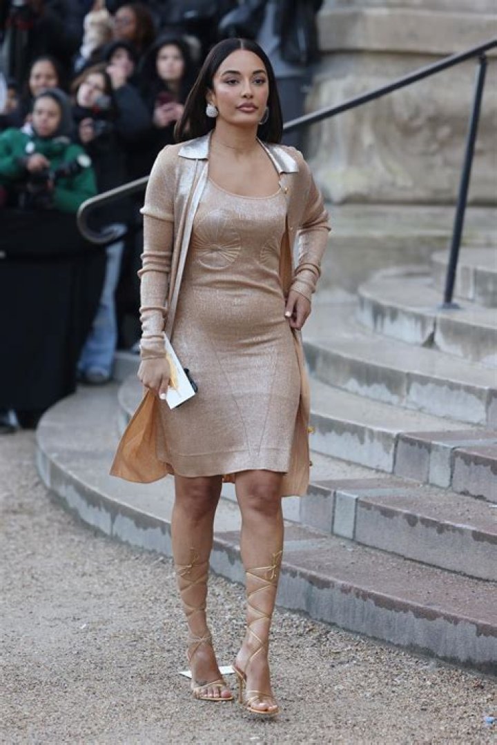 Amina Muaddi Valentino show, Arrivals, Autumn Winter 2022, Paris Fashion Week, France - 06 Mar 2022