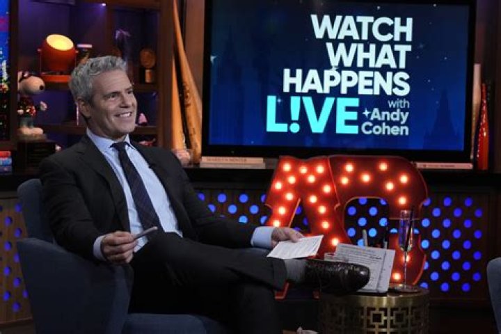 Andy Cohen Waiting for a ride Outside of SiriusXM