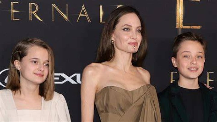 Angelina Jolie & The Twins In Rome
