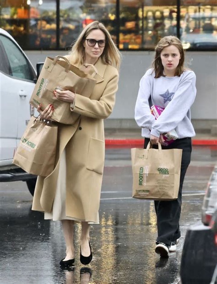 Angelina Jolie & Vivienne Grocery Shop