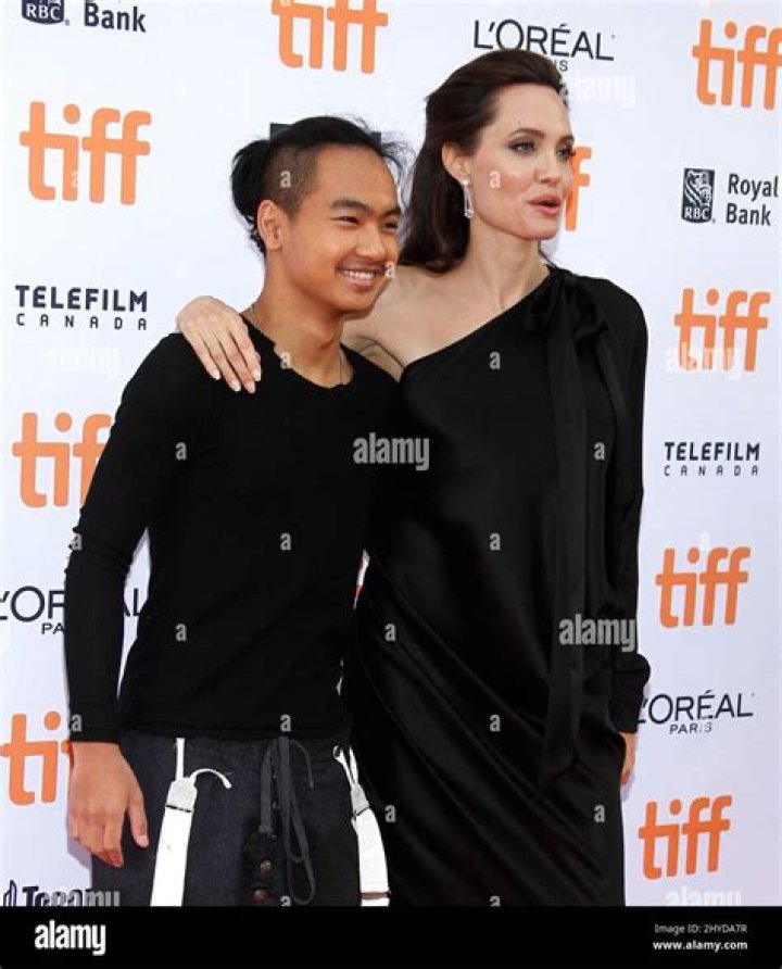 Angelina Jolie and Maddox Jolie Pitt