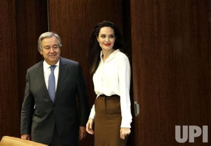 Angelina Jolie at the United Nations, New York in March 2019