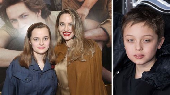 Angelina Jolie Steps Off A Private Jet After Getaway With Twins Vivienne & Knox, 12 — Pics