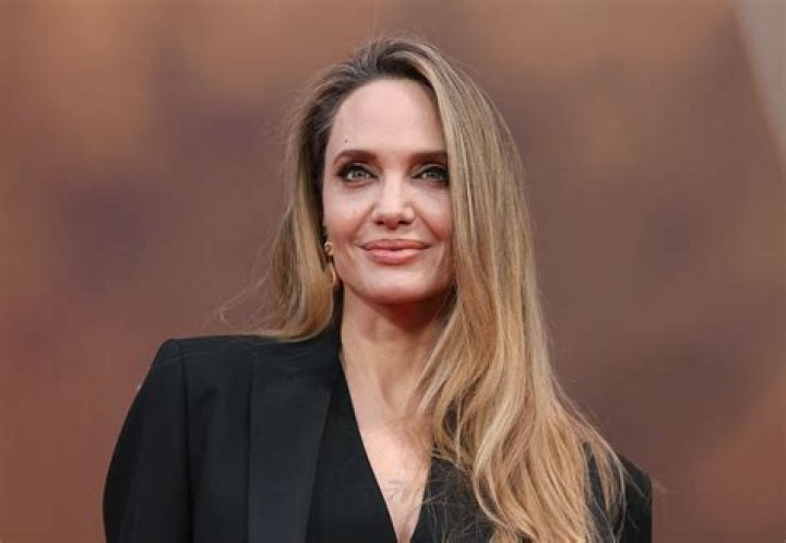 Angelina Jolie 'First They Killed My Father' film screening, New York, USA - 14 Sep 2017 WEARING DIOR SAME OUTFIT AS CATWALK MODEL *8886213bl
