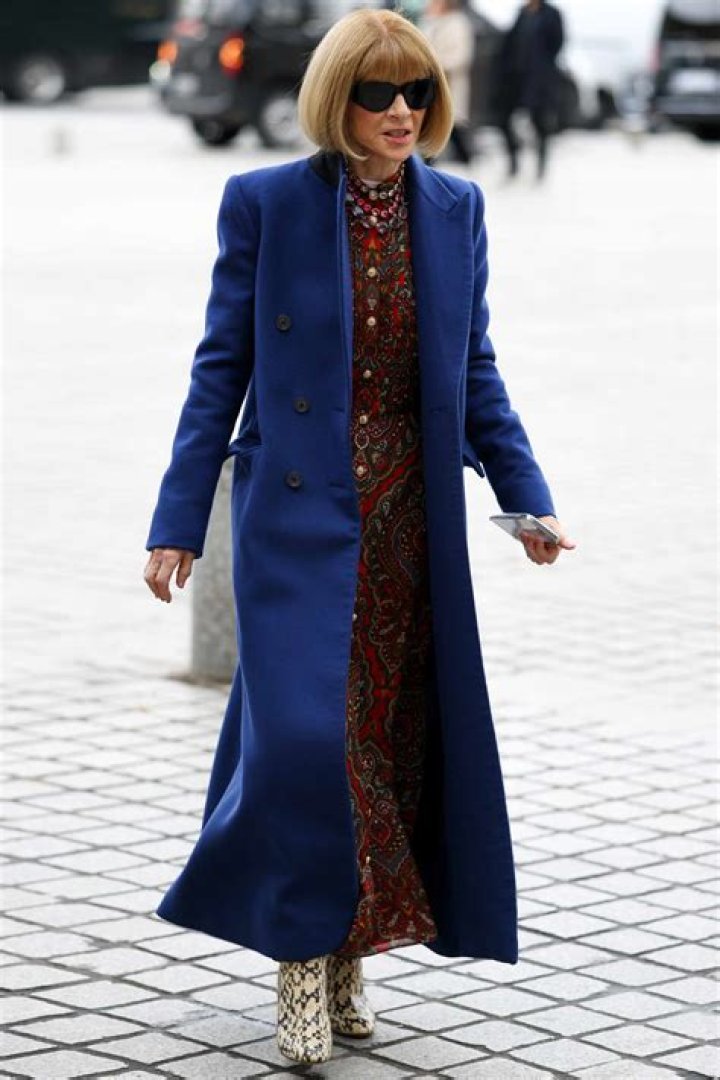 Anna Wintour Street style, Fall Winter 2020, Milan Fashion Week, Italy - 21 Feb 2020