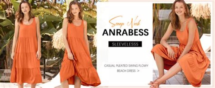 Anrabess Sleeveless Maxi Beach Dress