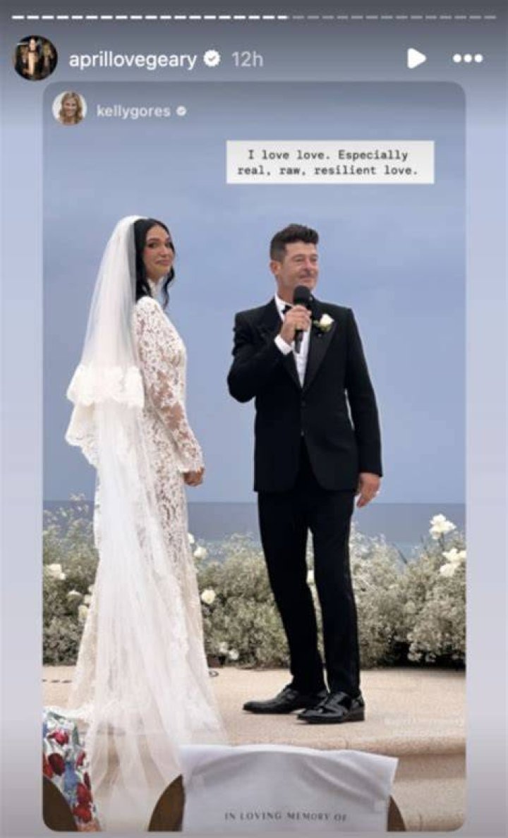 April Love Geary and Robin Thicke Monte Carlo Gala for the Global Ocean, Monaco - 26 Sep 2019