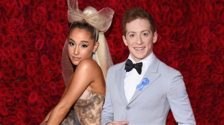 Ariana Grande Rocks Plunging Velvet Gown for Ethan Slater’s ‘Spamalot’ on Broadway