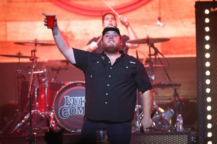 Artist Luke Combs performs at the 2018 CMA Music Festival at Nissan Stadium on in Nashville, Tenn 2018 CMA Music Festival - Day 2, Nashville, USA - 08 Jun 2018