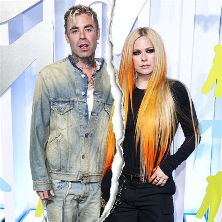 Avril Lavigne and Mod Sun arrive for the 64th annual Grammy Awards at the MGM Grand Garden Arena in Las Vegas, Nevada on Sunday, April 3, 2022. Grammy Awards 2022, Las Vegas, Nevada, United States - 04 Apr 2022