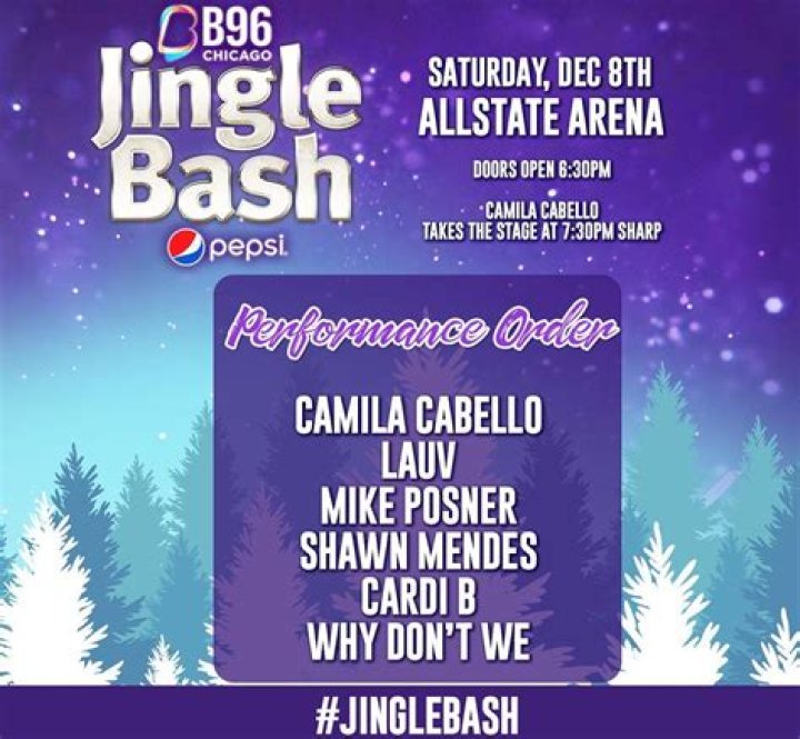 B96 Pepsi Jingle Bash, Show, Chicago, USA &ndash; 08 Dec 2018