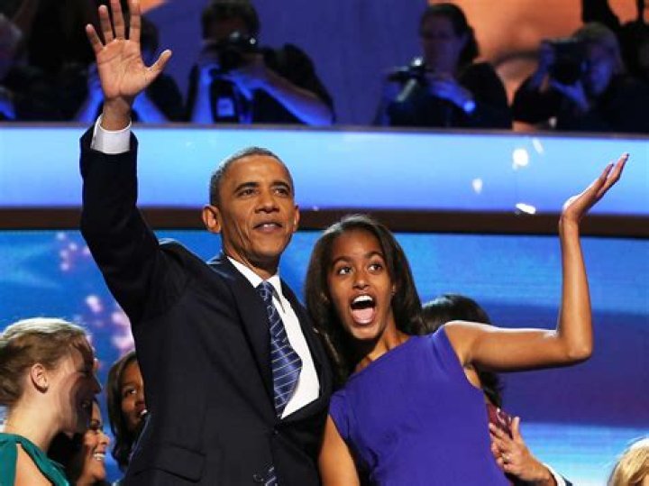 Barack and Malia Obama