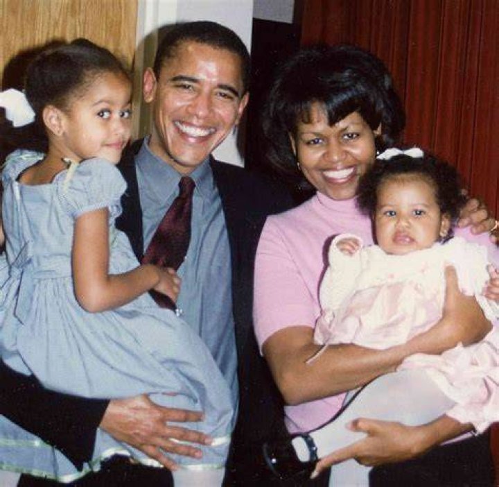 Barack Obama, Michelle Obama, Kids