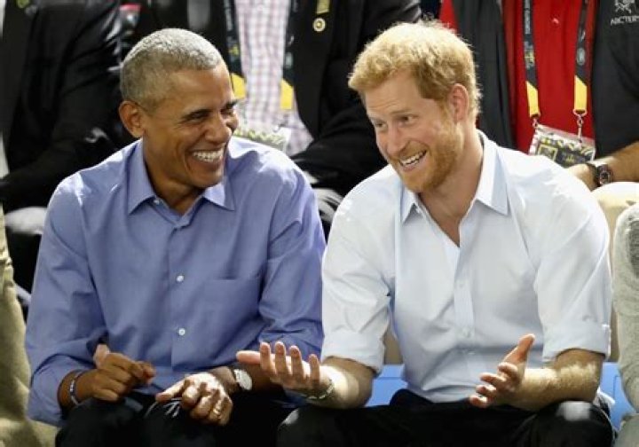 Barack Obama With Prince Harry