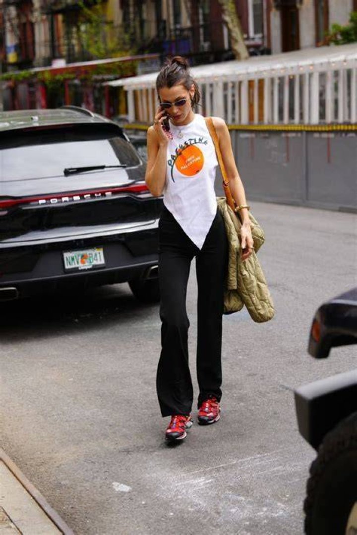 Bella Hadid Out In Athleisure