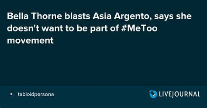 Bella Thorne Asia Argento