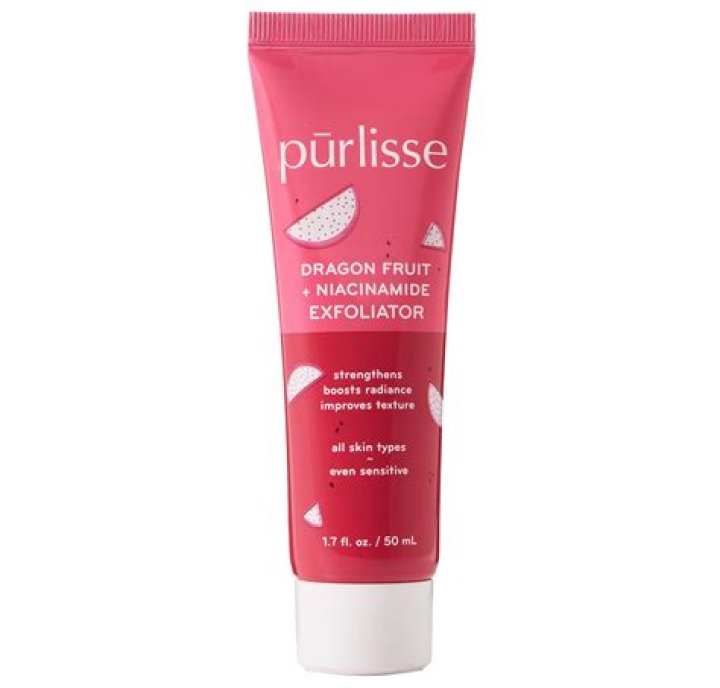BEST EXFOLIATOR &ndash; Purlisse Dragon Fruit + Niacinamide Exfoliating Face Polish, $35, purlisse.com
