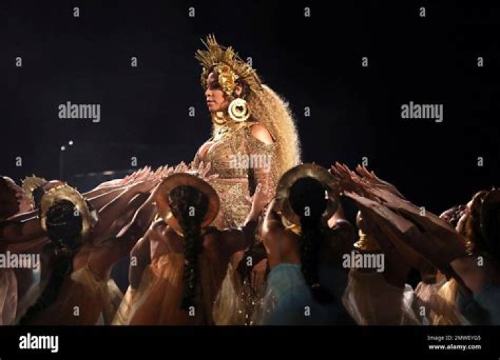 Beyonce performs at the 59th annual Grammy Awards, in Los Angeles APTOPIX The 59th Annual Grammy Awards - Show, Los Angeles, USA - 12 Feb 2017