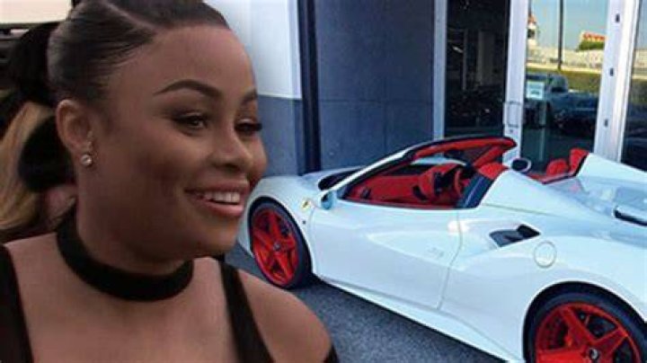 Blac Chyna Ferrari