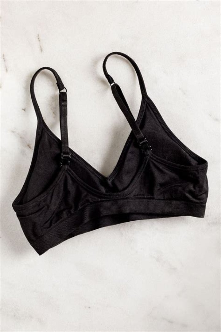 black bralette