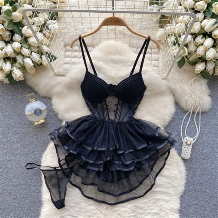 black lingerie set