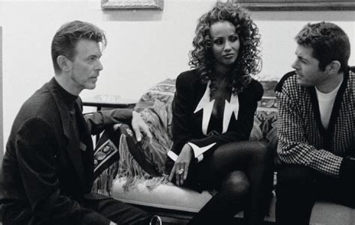Bowie, Jagger & Iman in 1992