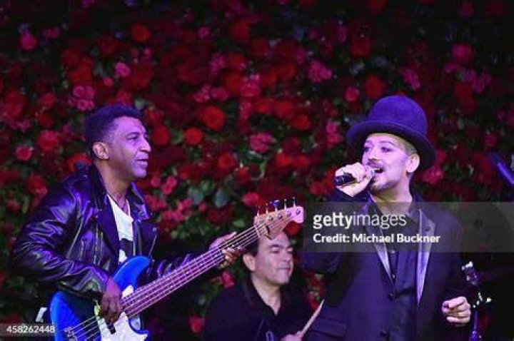 Boy George performs onstage during the Angel Ball 2019