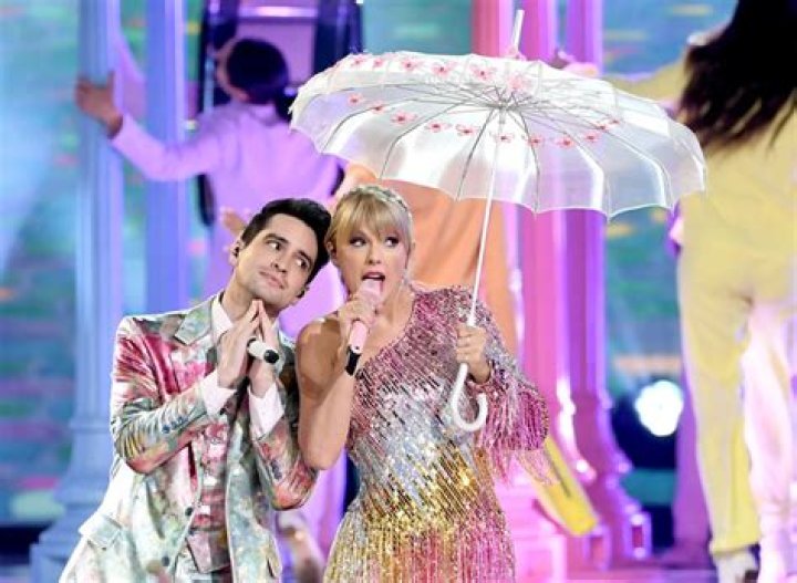 Brendon Urie and Taylor Swift Billboard Music Awards, Show, MGM Grand Garden Arena, Las Vegas, USA - 01 May 2019
