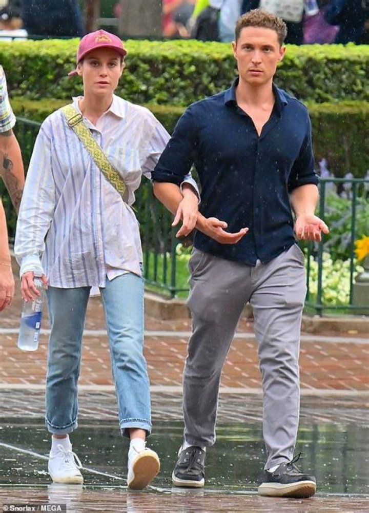 Brie Larson and boyfriend Elijah Allan-Blitz are spotted leaving the cinema Barberini in Rome after the press conference for Fast & Furious X. 12 May 2023 Pictured: Brie Larson, Elijah Allan-Blitz. Photo credit: ROM@MEGA TheMegaAgency.com +1 888 505 6342 (Mega Agency TagID: MEGA980744_007.jpg) [Photo via Mega Agency]