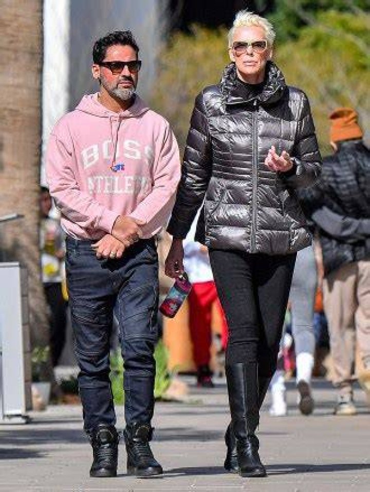 Brigitte Nielsen & Husband Mattia Dessi Spotted In Rare Outing