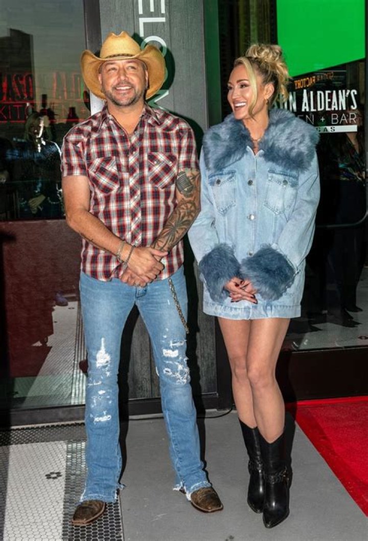 Brittany & Jason Aldean At The 2022 ACMAS