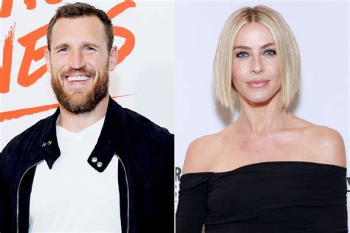 Brooks Laich, Julianne Hough. Brooks Laich, left, and Julianne Hough arrive at night one of the Creative Arts Emmy Awards at the Microsoft Theater, in Los Angeles 2017 Creative Arts Emmy Awards - Arrivals - Night One, Los Angeles, USA - 09 Sep 2017