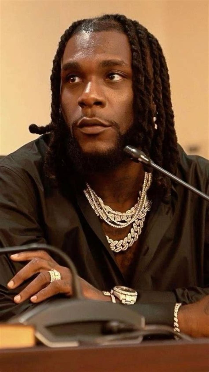 Burna Boy Looks Happy