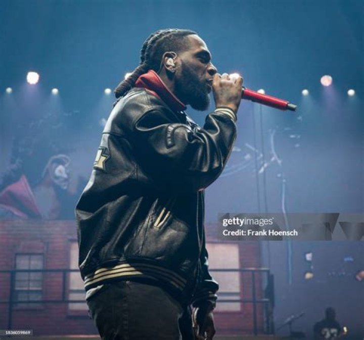 Burna Boy on Stage